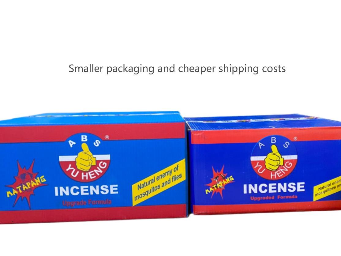 Plastic Packaging ABS Yu heng INCENSE (MATAPANG) SANDALWOOD Upgrade Formula the natural enemy of mosquitos and flies EFFECTIVE OUTDOOR sandalwood organic incense (NEW PACKAGING)