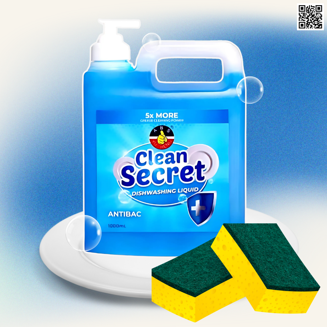 Clean Secret Dishwashing Soap (Anti Bac 1000ml)