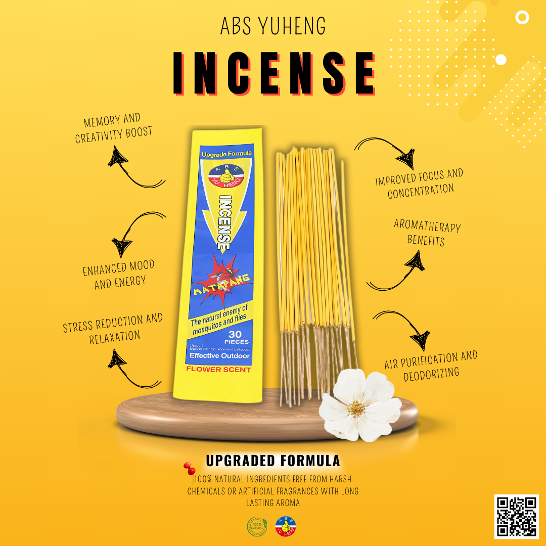 ABS Yuheng Incense Matapang (Flower Scent 30pcs)