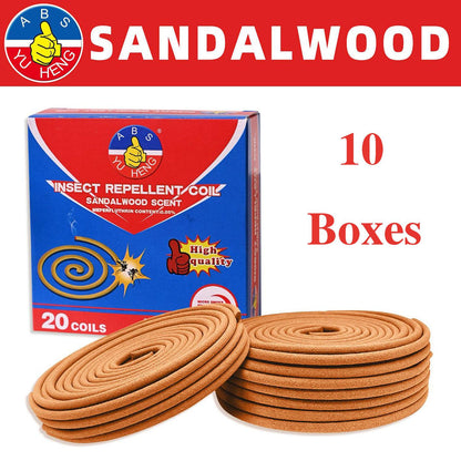 NEW! Insect Repellent Coil ( Sandal wood 20 coil per box)