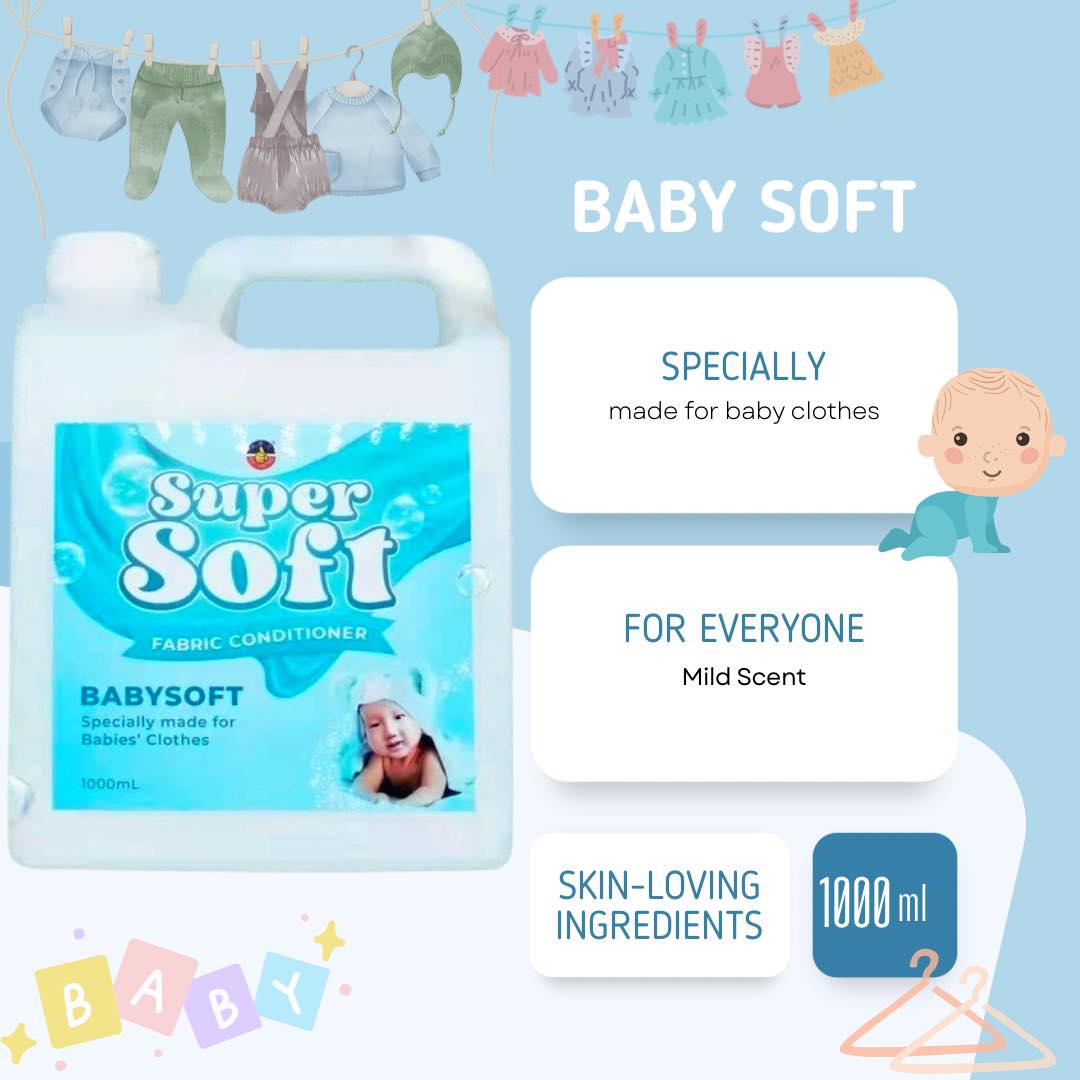 Super Soft Fabric Conditioner (Baby Soft 1000ml)