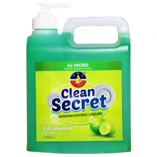 Clean Secret Dishwashing Soap (Calamansi 1000ml)