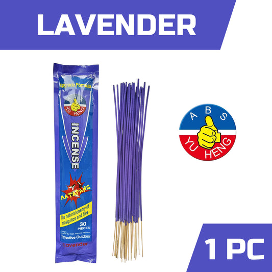 Abs Yu Heng Incense Matapang (Lavender 30pcs per pack)