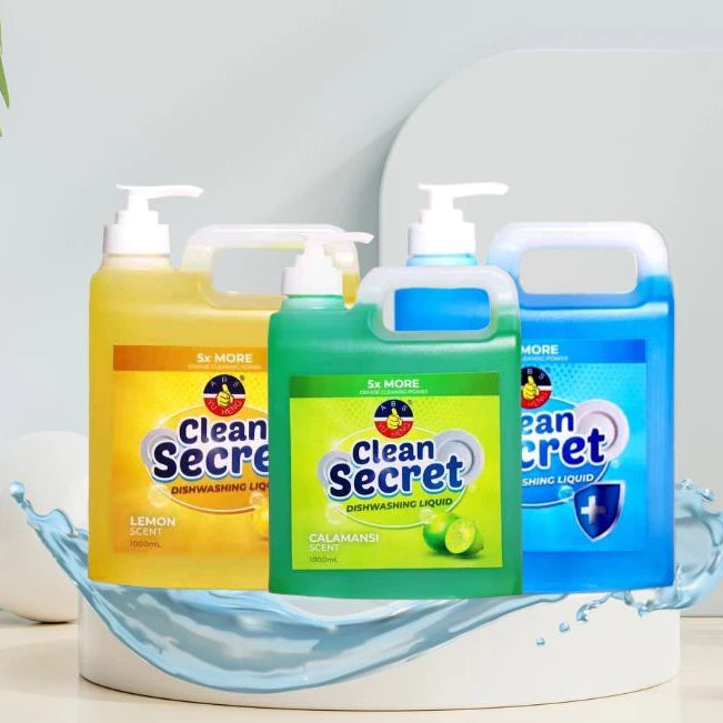 Clean Secret Dishwashing Soap (Calamansi 1000ml)