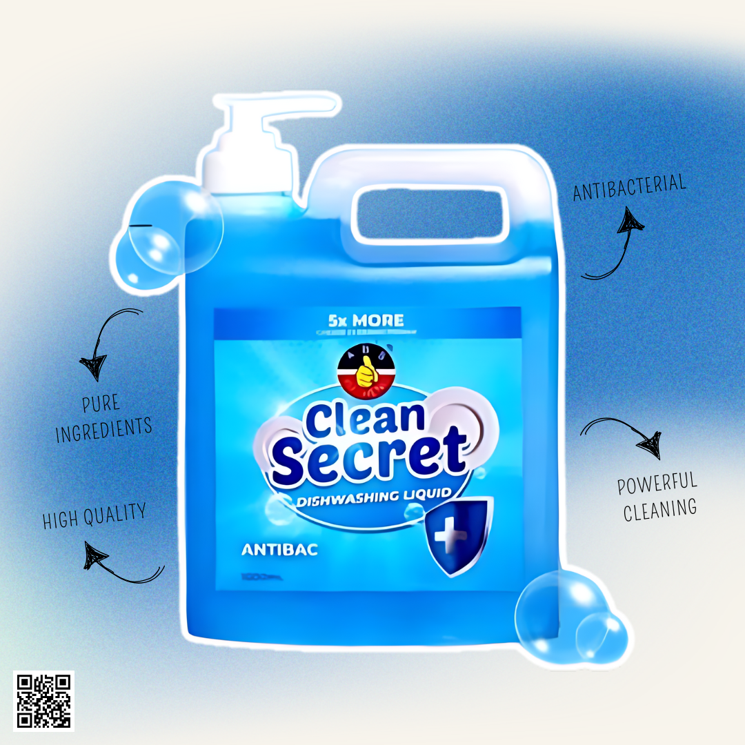 Clean Secret Dishwashing Soap (Anti Bac 1000ml)