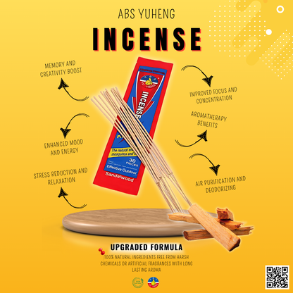 ABS Yuheng Incense Matapang (Sandalwood 30pcs)