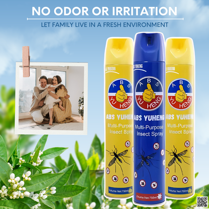 ABS Yuheng Aerosol Spray (Flower Scent 750ml)